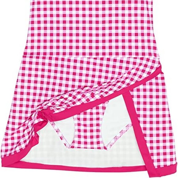 NWOT Lands' End Women's Tummy Control Padded Swim Dress One Piece 4 $85 4C234 - Picture 3 of 5